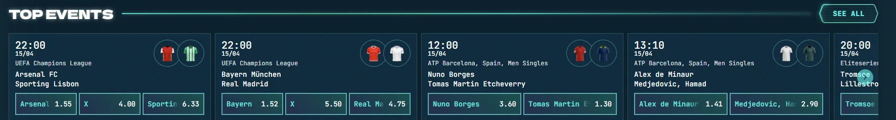 Power Up Casino Top Ereignisse